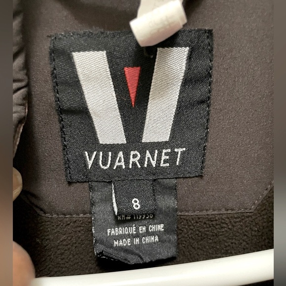 Vuarnet fleece-lined Long Zippered Jacket in Black/Brown - Picture 7 of 12